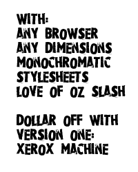 Any browser preferred.  Version 1: Xerox Machine